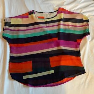 Sheer Multi Color Top